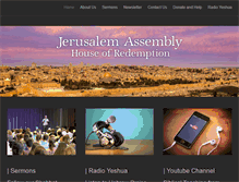 Tablet Screenshot of jerusalemassembly.com